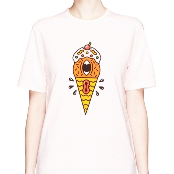 Mario Carpe X Lane Crawford Pink Ice Cream Tee S - Picture 2 of 8